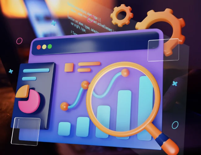Julip’s colorful software illustration with connected tools, analytics and automation